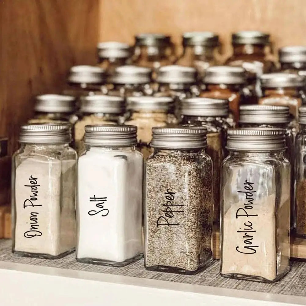 Clear Stickers For Spice Jars